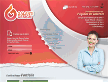 Tablet Screenshot of galantidesign.com.br